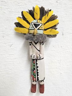 Old Style Hopi Carved Ahola Chief Traditional Kachina Doll (Katsina Doll)