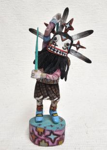 Native American Hopi Carved Star Dancer Katsina Doll