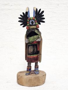 Native American Hopi Carved Crow Mother Katsina Doll