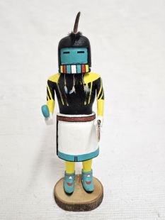 Vintage Old Style Hopi Carved Longhair Traditional Rain Dancer Katsina Doll