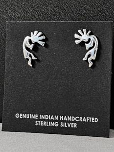 Native American Navajo Made Kokopelli Earrings