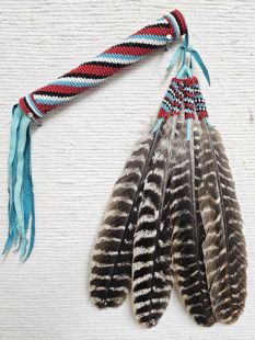 Native American Made Kiowa Style Peyote Prayer Fan