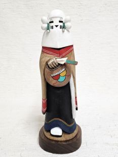 Native American Hopi Carved Snow Maiden Katsina Sculpture