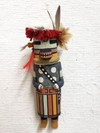 Old Style Hopi Carved Cat Traditional Katsina Doll at Kachina House