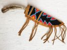 Native American K'iche' Maya Made Lakota Designed Beaded Knife Sheaths at  Kachina House