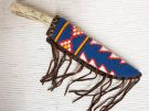 Native American K'iche' Maya Made Lakota Designed Beaded Knife Sheaths at  Kachina House