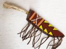 Native American K'iche' Maya Made Lakota Designed Beaded Knife Sheaths at  Kachina House