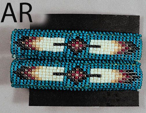 2024 Native American Beaded Skokomish Dog Barrette