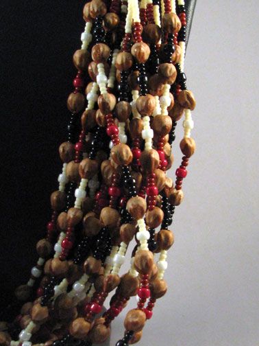 Ghost Bead Necklace W/ Turquoise Red Coral Heishi 18 Inches New Navajo NM  US N19 | eBay