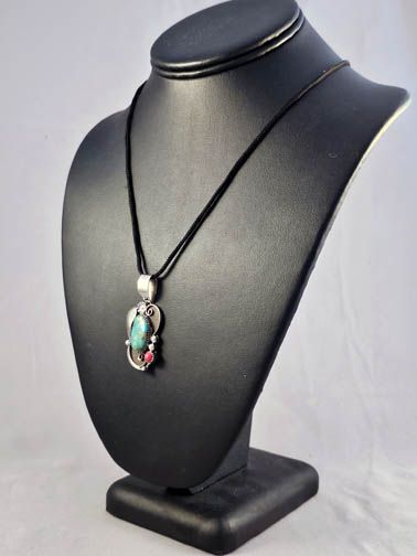 Bryan turquoise sterling silver pendant newest