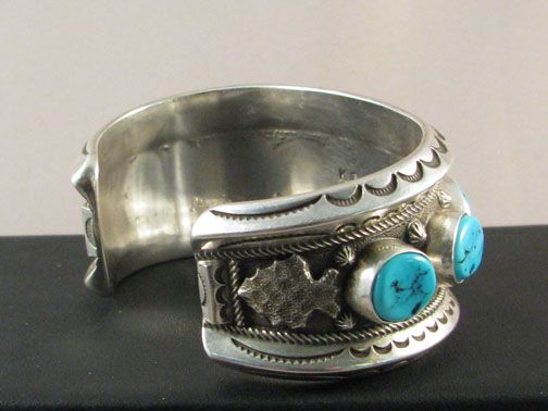 Navajo Turquoise Cuff Bracelet