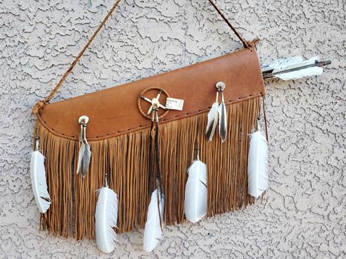 The Wild Feather Fringe Purse - Buckskin