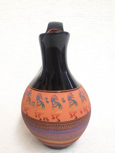 Awesome shops Navajo Native American Pottery - vase/vessel - Kachina design