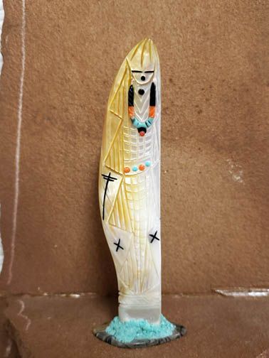 Zuni Carved Corn Maiden Fetish at Kachina House