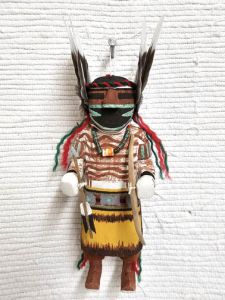 Old Style Hopi Carved Comanche Traditional Kachina Doll (Katsina Doll)